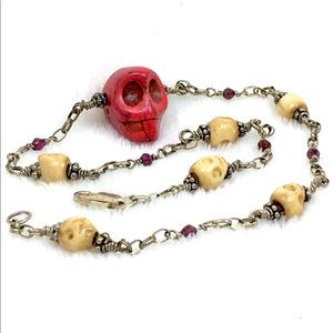 Skull Choker Necklace